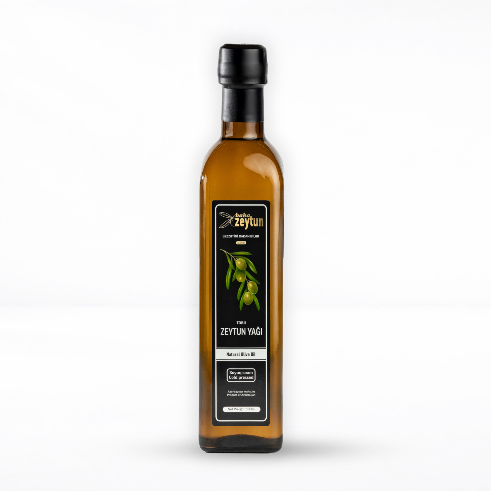 Black Extra Virgin Olive Oil – 500 ml - Baba Zeytun | Premium ...